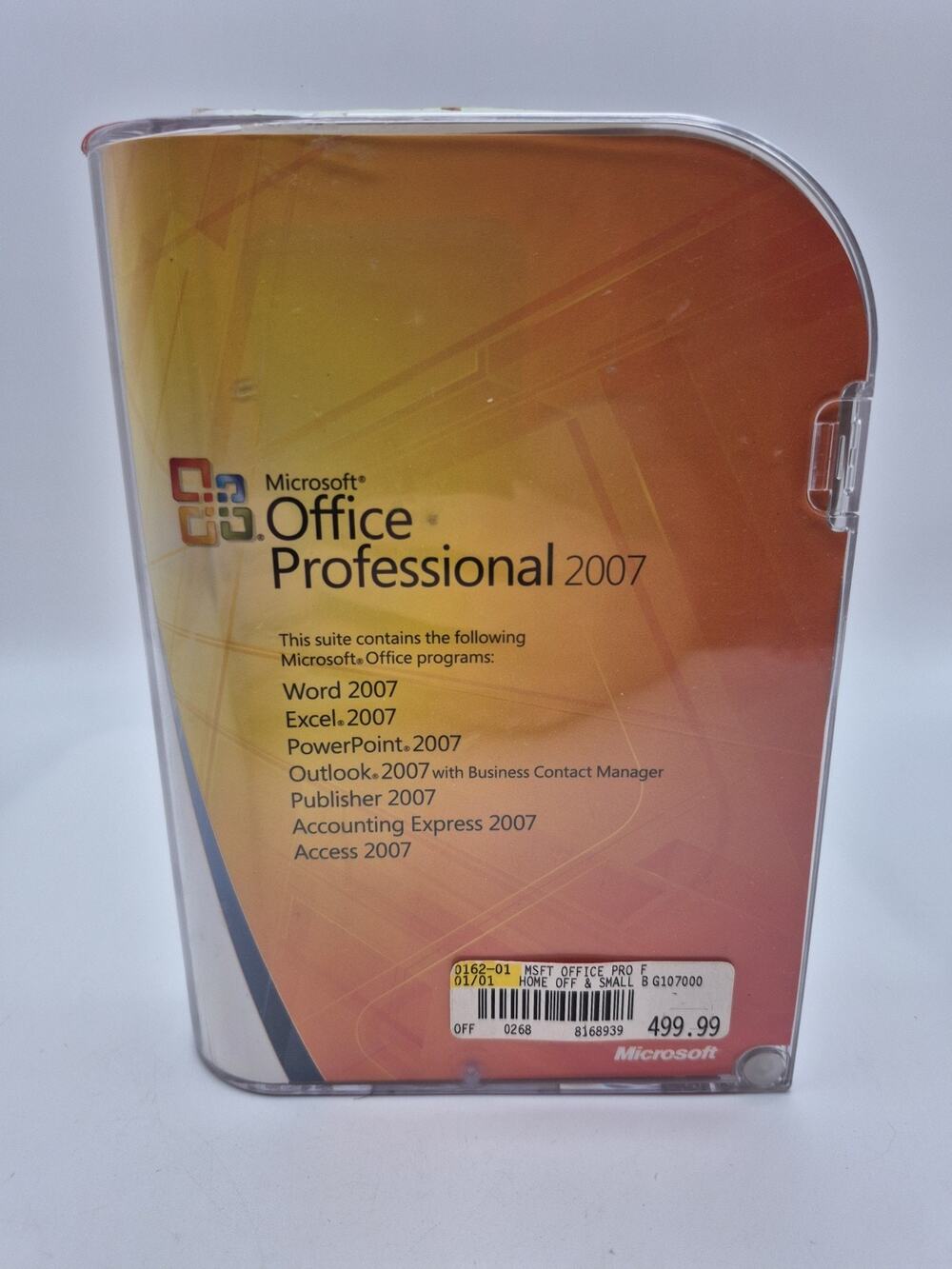 Microsoft Office Professional 2007 Retail Version 2 Discs with Product Key